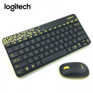 Logitech MK240 Nano Wireless Keyboard Mouse Combo Gaming Laptop Gamer Waterproof Ergonomics Mini Set
