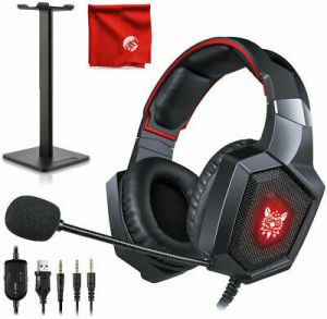 Gaming and things אוזניות גיימינג    ONIKUMA K8 Gaming Headset Wired Gaming Headphone For PS4 Stereo Noise Cancelling