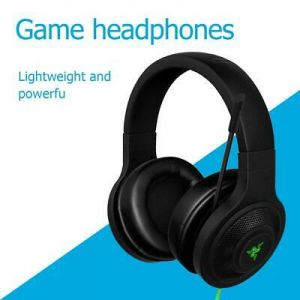Gaming and things אוזניות גיימינג    Razer Kraken 7.1 Headphone Noise Isolating Over-Ear Wired Gaming Headset Analog