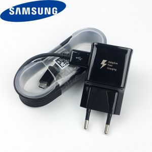 Original Samsung Fast Charger 9V1.67A EU quick charge adapter usb micro cable for Galaxy a6 a5 Note 4 5 J3 J5 2017 J7 S6 S7 edge