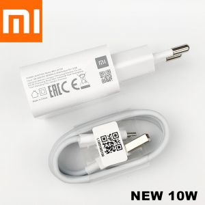 Original xiaomi 10w Charger EU Charge power adapter usb micro cable for redmi 4x 5 plus mi a2 lite note 5 6 pro redmi 7 6a 7a